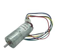 Moteur électrique à vitesse inversée JGA25-371 12 V CC Encodeur de moteur à engrenages 18-1930 tr/min Prise en charge de l'équipement électronique DIY