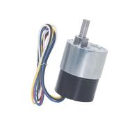 Moteur Electrique,Dc Moteur de RéDuction 37mm Diamètre Boîte de vitesses à faible bruit longue durée vie 12V 24V Brushless DC Moteur d'engrenage Silent BLDC(24V 66RPM)