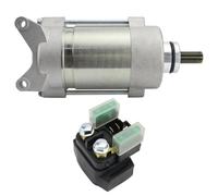 Moteur électrique démarreur moto pour FJR1300 pour FJR1300A pour FJR1300AS 2003-2007 5JW-81890-00 1MC-81890-00 1MC-81890-01 18765 Démarreur moto avec relais