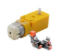 Moteur électrique en acier et ABS, 2,76 x 0,87 x 0,75 po DC Moteur à couple élevé | Low Noise & Stable Performance DIY Electronic Component, Electric DC Motors for Toys, Robotics, Hobby Projects