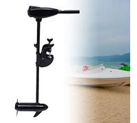 Moteur électrique hors-bord 80 LBS 800 W 12 V avec kit anti-collision, angle réglable pour bateaux de pêche, canots gonflables
