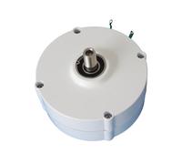 Moteur électrique monophasé à courant continu, faible bruit et faible vitesse, 8kW ou 10kW, générateur à aimant triphasé à courant alternatif avec moteur, kit de bricolage(Double Shaft,24V_8KW)