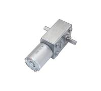 Moteur électrique, Moteur à Double arbre engrena vis sans fin, 12V DC, 6V, réducteur d'arbre sortie, 24V, réduction inversée, auto-verrouilla, JGY370(40RPM,2W DC12V)