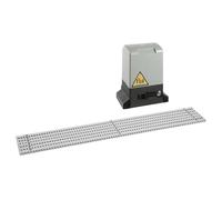 Moteur électrique pour portail coulissant 370 W avec crémaillère, kit complet avec 2 télécommandes et capteurs, IP44 pour portails jusqu'à 800 kg, 12 m, 220 V pour allée et terrain