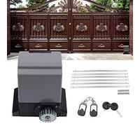 Moteur électrique pour portail coulissant Kangten pour garage avec tige à dents de 6 m, 2000 kg, 750 W