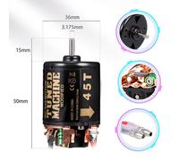 Moteur Électrique Rc Étanche 540 Moteur Brossé Universel Pour Voiture D'escalade Tout-Terrain Scx10 4wd Rc 1/10