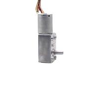 Moteur électrique sans balais à courant continu 370, réducteur à engrenage à vis sans fin à angle droit, moteurs de réduction bldc, contrôleur de vitesse pwm, levage réversible(Dia8-25mmshaft,3R,24V)