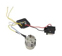 Moteur électrique sans balais en métal de rechange pour tronçonneuse électrique filaire, boîtier de chaîne de tronçonneuse à 14 dents, contrôle du moteur - Inclus (63 x 53 mm) (A)