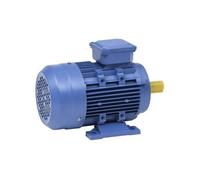 Moteur électrique triphasé Aluminium 1,5kW 2 CH 2840 tr min bleu G