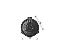 Moteur électrique, ventilateur d'habitacle AVA COOLING HD8318