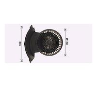 Moteur électrique, ventilateur d'habitacle AVA COOLING VN8411