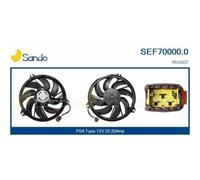 CASCO CEF70000AS Moteur électrique, ventilateur pour radiateurs