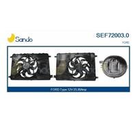 Moteur Électrique Ventilateur Pour Radiateurs Sando SEF72003.0 pour Ford
