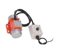 Moteur Électrique Vibrant DC12V, Vibrateur à Béton sans Balais, Alliage d'Aluminium et Cuivre Rouge, Force de Vibration 20kg 4000RPM avec Régulateur de Vitesse