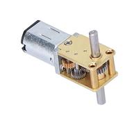 Moteur en métal à réduction de vitesse cc, Mini moteur à roue dentée à vis sans fin à haute conductivité forte résistance aux températures élevées pour jouets de robot bricolage(27 tr/min)