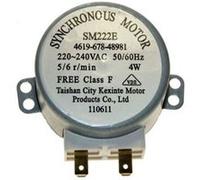 Moteur entrainement plateau pour micro-ondes Whirlpool 481067848981 G