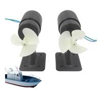 Moteur étanche, 2 pièces moteur de bateau RC, hélice de propulseur sous-marin étanche 10-20 V-propulseur pour robot bateau à réaction bricolage