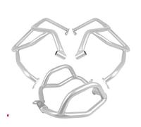 Moteur Garde Pare-chocs Barre De Sécurité Supérieure Et Inférieure Pour Moto CB 500 X Protection Du Moteur Cage De Cascade Pour CB500X CB500 X CB400X CB 400X2019 - 2023(Argent,A set)