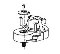 Moteur Grünbeck pour vanne de régénération 187555e