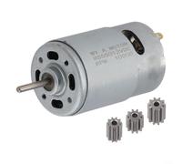 Moteur haute efficacité pour voitures électriques pour enfants, compatible avec RS550 RS390 RS380 RS555, installation rapide et options d'engrenage (550 12 V 10 000 tr/min)