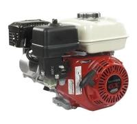 Moteur HONDA 200 cc OHV - axe horizontal claveté 19 x 60mm - Lanceur manuel, livré avec réservoir et échappement