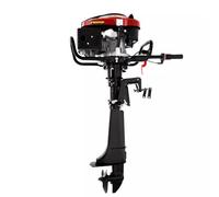 Moteur hors-bord 4 temps 7 CV 196 cc Moteur hors-bord à essence 5,1 kW Refroidi par air Système CDI pour bateaux gonflables, bateaux de pêche, voiliers et petits yachts