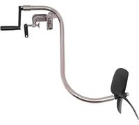 Moteur hors-bord à commande manuelle, hélice manuelle pour un mouvement efficace du bateau, idéal pour les petits bateaux et les situations d'urgence