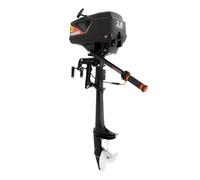 Moteur hors-bord à essence 3,6 CV 2 temps 4000-5500 tr/min Bateau pneumatique Moteur hors-bord à tige courte pour bateau de pêche gonflable et pêche