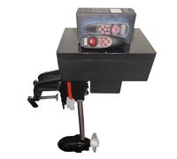 Moteur hors-bord électrique à télécommande for bateau, capacité de 350 lb, 5 CV
