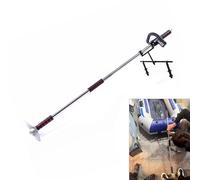Moteur Hors Bord Hélice de Bateau avec Foret et Support/Collier, Moteur Électrique Portatif pour Kayak, Moteur Électrique Sous-marin de 1 m de Long, Hélice de Forage(With Bracket)