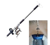 Moteur Hors Bord Hélice de Bateau avec Foret et Support/Collier, Moteur Électrique Portatif pour Kayak, Moteur Électrique Sous-marin de 1 m de Long, Hélice de Forage(With Clamp)