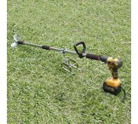 Moteur Hors Bord Hélice Propulsion D'urgence Commande Manuelle avec Pince/Support, Moteur Traîne Portatif Canoë, Paddleboard Kayak, Propulseur Bateau Batterie Hélice(With Clamp,L-125cm(49 1/4"))