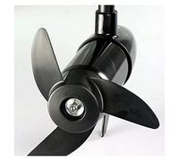 Moteur hors-bord, Modèle électrique portable de moteur bateau gonflable, noir, sans batterie
