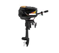 Moteur hors-bord, Moteur hors-bord électrique 48 V 5 CV, moteur de pêche à la traîne robuste 1200 W, moteur de bateau de pêche à arbre court Pour pneumatique, kayak
