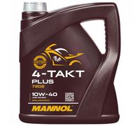 10W 40 4 Pas Huile 4 Litre Mannol 4T Plus 10W40 Moto Huile Api Sl/ Jaso MA2