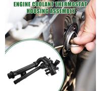 Moteur Liquide Refroidissements Thermostat Carter, pour Mercedes-Benz, Plastique, Noir