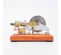 Moteur M96 à mouvement aller-retour - Mini cylindre horizontal à refroidissement par air - Modèle de moteur Oddball 4 temps - Cadeau pour les amateurs de science et de technologie