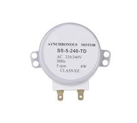 Moteur microsynchrone SS-5-240-TD 220/240 V 4 W 5 tr/min for ventilateur à air chaud 50 Hz, moteur de plateau for four à micro-ondes