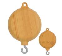 Moteur mobile pour berceau - crèche de 35 chansons, cloche tournante, musique rotative imitation bois, mobile doux pour enfants | Chambre à coucher Shopping Pique-nique Aide au sommeil du bébé paire