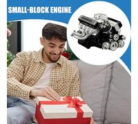 Moteur Modèle V8 pour Adultes - Modèles d'Expériences de Sciences Physiques,Jouets STEM Réalistes Éducatifs, Jeux d'apprentissage pour la Formation Collection Adulte