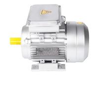 Moteur monophasé 220V à coque en aluminium, moteur asynchrone AC biphasé domestique, alliage d'aluminium à noyau de cuivre pur horizontal(750W 2800RPM)
