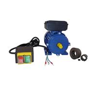 Moteur monophasé 230 V de 2,2 kW / 3 CV haut couple de marche adapté pour four avec interrupteur et poulie bicanale