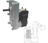 Moteur motoréducteur Poêles à granulés Série T3, 220vac. Fb1263 Mcz Red Hydro