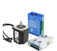 Moteur Nema34 Closed Loop Servo, couple de 4,5Nm, pilote HSS86, Avec alimentation électrique