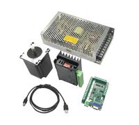 Moteur pas à 1 axe Nema23 57mm, Kit de pilote moteur,2nm 3nm, 2 phases 3A TB6600 350W puissance Mach 3