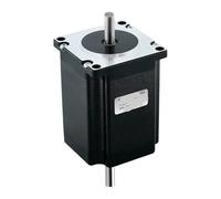 Moteur pas à biphasé 4 fils Nema 23 57 mm 3A, longueur 56, couple 1,2 Nm, 180 oz-in(6.35mm,1.2N Double shaft)