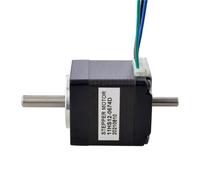 Moteur pas à double arbre 1,8 degrés 7Ncm(9,94oz.in) 0,67a, 4 fils for imprimante 3D CNC, pièce