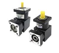 Moteur pas à Nema 23 57, réducteur planétaire Angle droit de 90 degrés, rapport 3:1-216:1, arbre sortie 14mm, adapté for servomoteur bride CNC 60(Input 6.35-Neam23,Ratio 3.25 to 1)