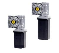 Moteur pas à Nema 34 4,5n/8,5n, avec réducteur vis sans fin RV040 et pilote DM860H, Kit de conversion routeur CNC(4.5N With DM860H,Ratio 20)