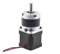 Moteur pas à pas 17 vitesses, réducteur planétaire, rapport 5:1/10:1/50:1/100:1, moteur à engrenages 17, arbre de sortie Φ8 mm, 1 pièce(Ratio 20 to 1)